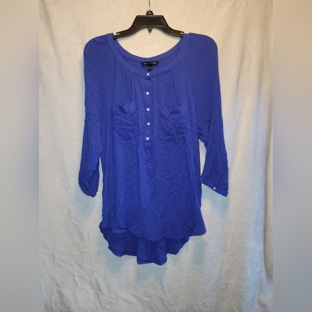 Zac & Rachel, blue, button up, blouse